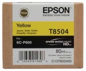  Original Epson C13T850400 T8504 Tintenpatrone gelb (ca. 80 ml) 