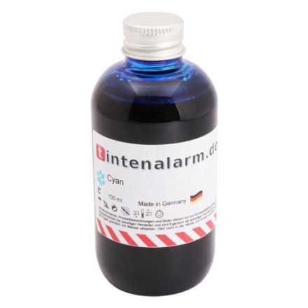 100 ml Nachfülltinte von tintenalarm.de für HP 920 und 364 cyan