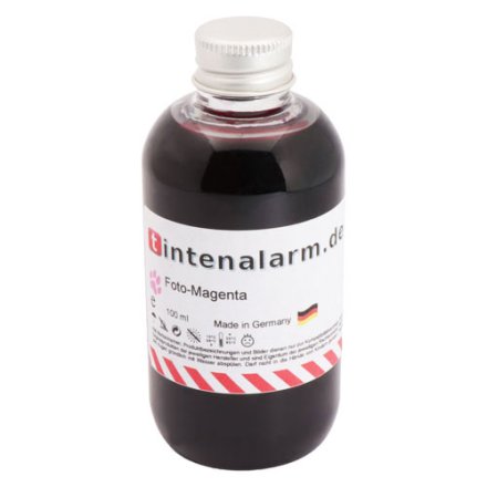 100 ml Nachfülltinte von tintenalarm.de für Canon CLI-42PM magenta hell