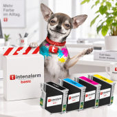  4 Druckerpatronen Basic kompatibel ersetzt Epson T1295 (Multipack) 