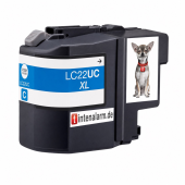  XL Druckerpatrone von tintenalarm.de ersetzt Brother LC-22UC cyan (ca. 1.200 Seiten) 