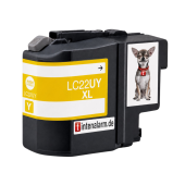  XL Druckerpatrone von tintenalarm.de ersetzt Brother LC-22UY yellow (ca. 1.200 Seiten) 