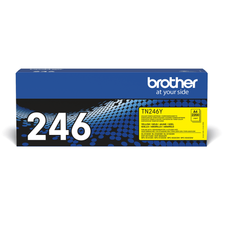 Original Brother TN-246 Y Toner gelb (ca. 2.200 Seiten)