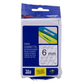  Original Brother TZe-111 TZ-111 DirectLabel schwarz auf Transparent Laminat 