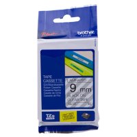 Original Brother TZe-121 TZ-121 Schriftband laminiert schwarz auf transparent 9 mm x 8 m