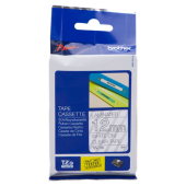  Original Brother TZe-135 TZe-135 DirectLabel weiss auf Transparent Laminat 