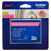  Original Brother TZe-MQP35 TZ-MQP35 DirectLabel weiss auf rosa Laminat 