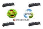  4 Toner von tintenalarm.de ersetzt Kyocera TK-540K, TK-540C, TK-540M, TK-540Y 