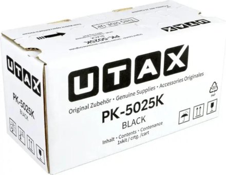 Original Utax PK-5025 K 1T0C0D0UT0 Toner schwarz (ca. 4.000 Seiten)