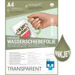 Wasserschiebefolie transparent InkJet 1 DIN A4 Blatt SKULLPAPER