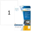 HERMA Folien-Kraftklebe-Etiketten 9500 weiß 210,0 x 297,0 mm, 10 Blatt