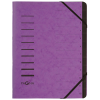  PAGNA Ordnungsmappe 12 Fächer violett, 1 Stück 