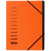  PAGNA Ordnungsmappe 12 Fächer orange, 1 Stück 