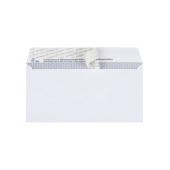  25 Briefumschläge TopSTAR von Bong DIN lang ohne Fenster hochweiß haftklebend 