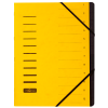  PAGNA Ordnungsmappe 12 Fächer gelb, 1 Stück 