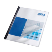  DURABLE Klemmschienenhüllen DIN A4 transparent genarbt 0,12 mm, 50 Stück 