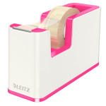 LEITZ Tischabroller WOW Duo Colour perlweiß/pink