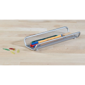  Zeller Stiftablage Meshline alufarben Metall, lackiert 25,0 x 9,2 x 3,5 cm 