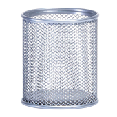  Zeller Stiftehalter Meshline alufarben Metall, lackiert 8,3 x 8,3 x 9,5 cm 