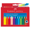  FABER-CASTELL Triangular Wachsmalstifte farbsortiert, 12 Stück 