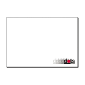  dots Schreibtischunterlage Schreibunterlage weiß Papier 59,0 x 40,0 cm, 30 Blatt 