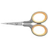 WESTCOTT Silhouettenschere TITANIUM Super grau-gelb 10,0 cm, Rechts- und Linkshänder