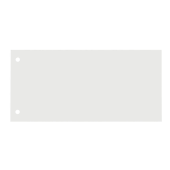  dots Trennstreifen weiß, 190 g/qm Karton 24,0 x 10,5 cm, 100 Blatt 