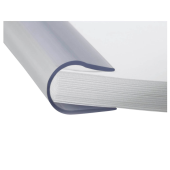  DURABLE Klemmschienen transparent DIN A4 für 90 Blatt, 25 Stück 