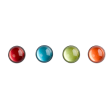  Zeller Color Magnete farbsortiert, Metall Ø 2,5 x 1,5 cm, 4 Stück 