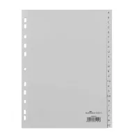 DURABLE Ordnerregister DIN A4 Vollformat A-Z grau 24-teilig, 1 Stück
