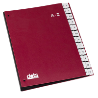 dots Pultordner A-Z rot, 1 Stück