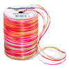  PRÄSENT Geschenkband Raffia matt pink/rot/orange/grün 3,0 mm x 50,0 m 
