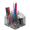  HAN Stiftehalter SCALA grau-transparent Polystyrol 4 Fächer 12,5 x 12,5 x 10,0 cm 