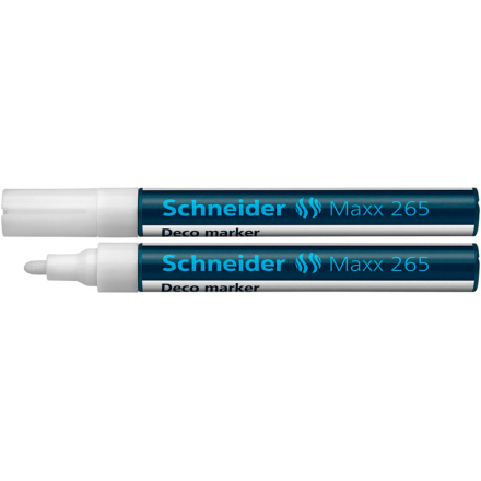 Schneider Maxx 265 Kreidemarker weiß 2,0 - 3,0 mm, 1 Stück