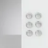 Zeller Magnete silber, Metall Ø 2,7 cm, 6 Stück