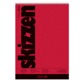  BRUNNEN Skizzenblock 24,0 x 34,0 cm, 50 Blatt, 1 Block 