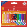  FABER-CASTELL Jumbo Wachsmalstifte farbsortiert, 12 Stück 