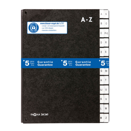 PAGNA Pultordner A-Z schwarz, 1 Stück