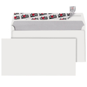  250 Briefumschläge von dots, haftklebend, ohne Fenster, 80 g/qm, DIN lang 