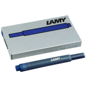 5 Tintenpatronen für Füller T10 von LAMY, blau-schwarz 