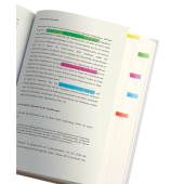  SIGEL TRANSPARENT Haftmarker farbsortiert 10x 40 Streifen 