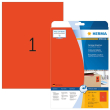  HERMA Etiketten 4422 rot 210,0 x 297,0 mm, 20 Blatt 