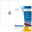  HERMA wetterfeste Folienetiketten 4583 weiß 105,0 x 148,0 mm, 10 Blatt 