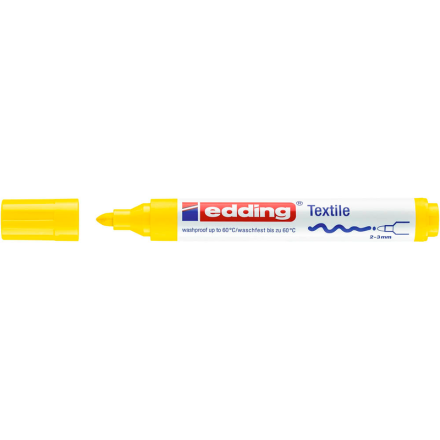 edding 4500 Textilmarker gelb 2,0 - 3,0 mm, 1 Stück