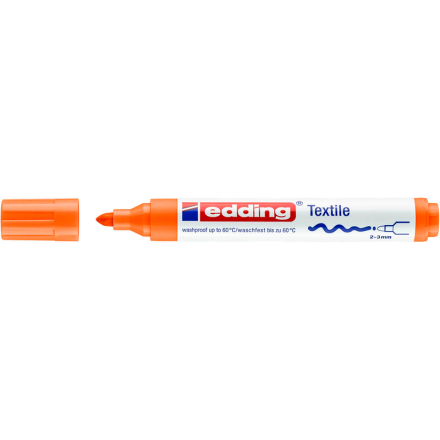 edding 4500 Textilmarker orange 2,0 - 3,0 mm, 1 Stück