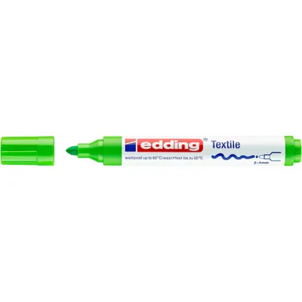 edding 4500 Textilmarker hellgrün 2,0 - 3,0 mm, 1 Stück