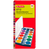  herlitz ST12 Wasserfarbkasten 12 Farben 