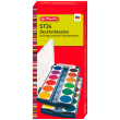  herlitz ST24 Wasserfarbkasten 24 Farben 