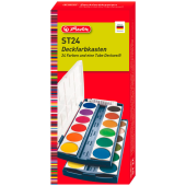  herlitz ST24 Wasserfarbkasten 24 Farben 