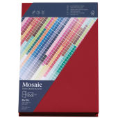  10 artoz Faltkarten mit Briefumschlägen Mosaic DIN B6 weinrot 